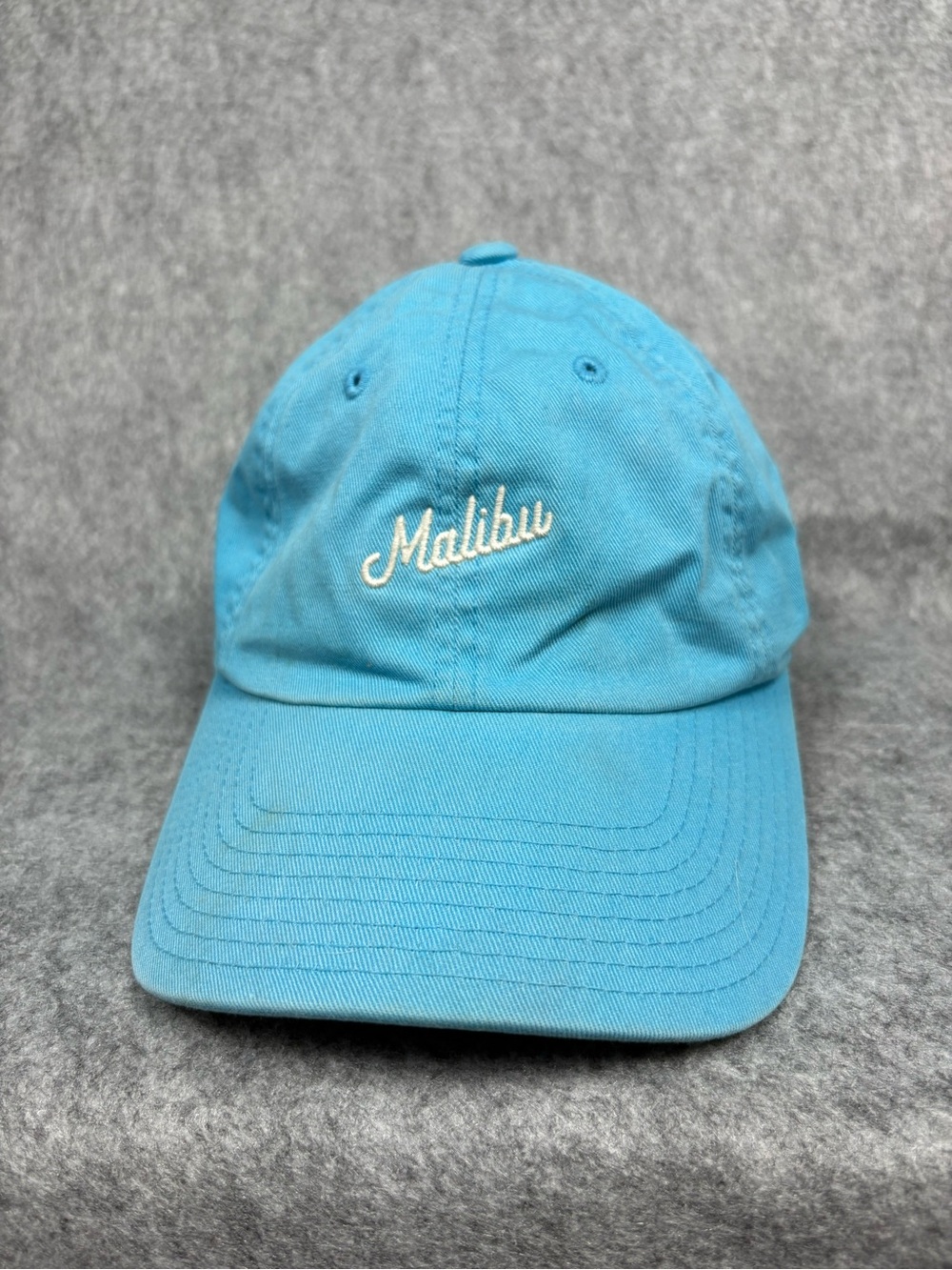 American Needle Malibu Embroidered Blue Dad Hat